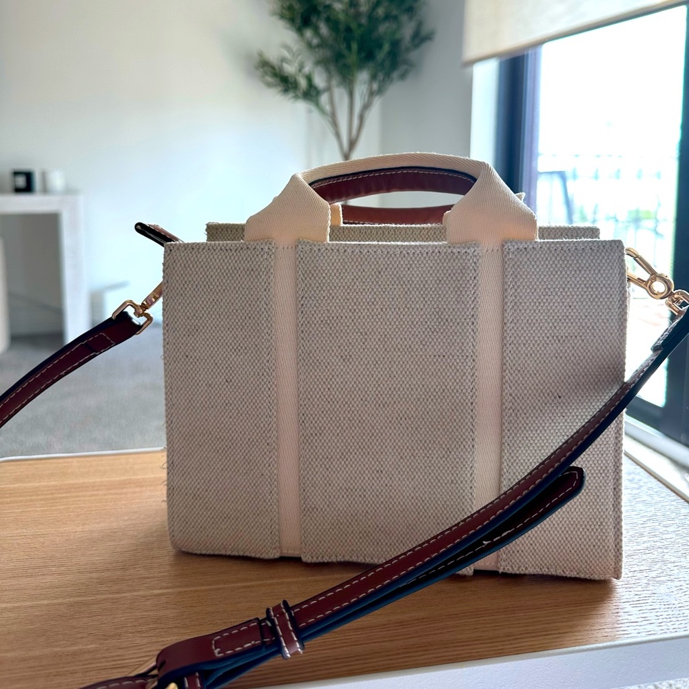 Zara Canvas Mini City Bag